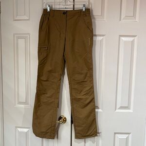Women’s Hiking Pants in Dark Tan with Utility Pockets